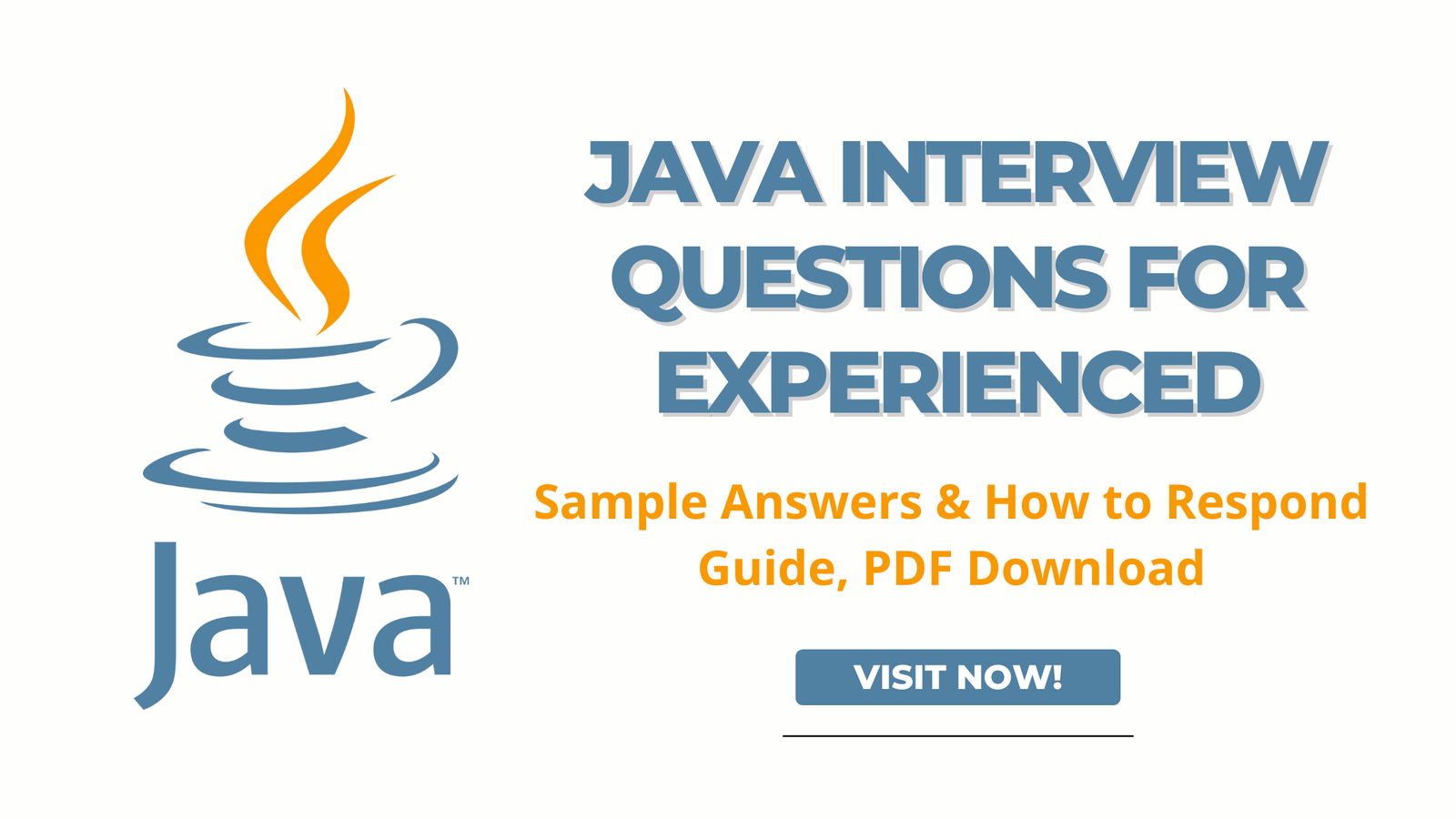 50+ Java Interview Questions for Experienced with Sample Answers & How ...